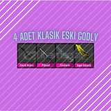 ROBLOX MM2 | 4 ADET KLASİK GODLY 