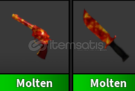 ROBLOX MM2 MOLTEN SET 20 TL
