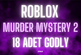✨ Roblox Murder Mystery 2 ✨ 18 Adet Godly