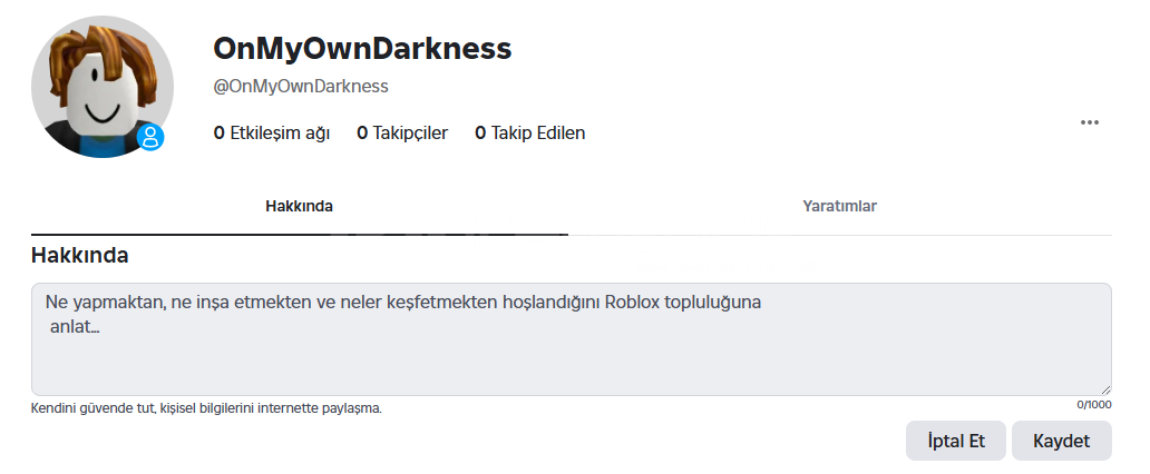 ⭐Roblox OnMyOwnDarkness Nadir İsimli Hesap⭐ ⭐Roblox OnMyOwnDarkness Nadir İsimli Hesap⭐