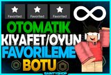 ⭐ROBLOX OYUN/KIYAFET FAVORİLEME BOTU⭐