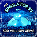 ⭐ROBLOX PET SİM 99 500M GEMS⭐
