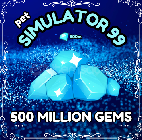 ⭐ROBLOX PET SİM 99 500M GEMS⭐ ⭐ROBLOX PET SİM 99 500M GEMS⭐