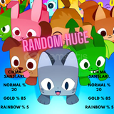 Roblox Ps99 Random Huge (Normal Gold Rainbow)