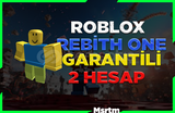 ROBLOX PS99 REBİTH ONE ATILMIŞ 2 HESAP