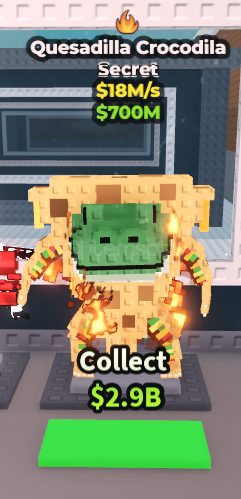 Roblox Quesadilla Crocodila // Saniyede 18m Roblox Quesadilla Crocodila // Saniyede 18m