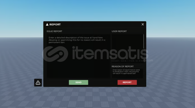ROBLOX REPORT SİSTEMİ ! ROBLOX REPORT SİSTEMİ !
