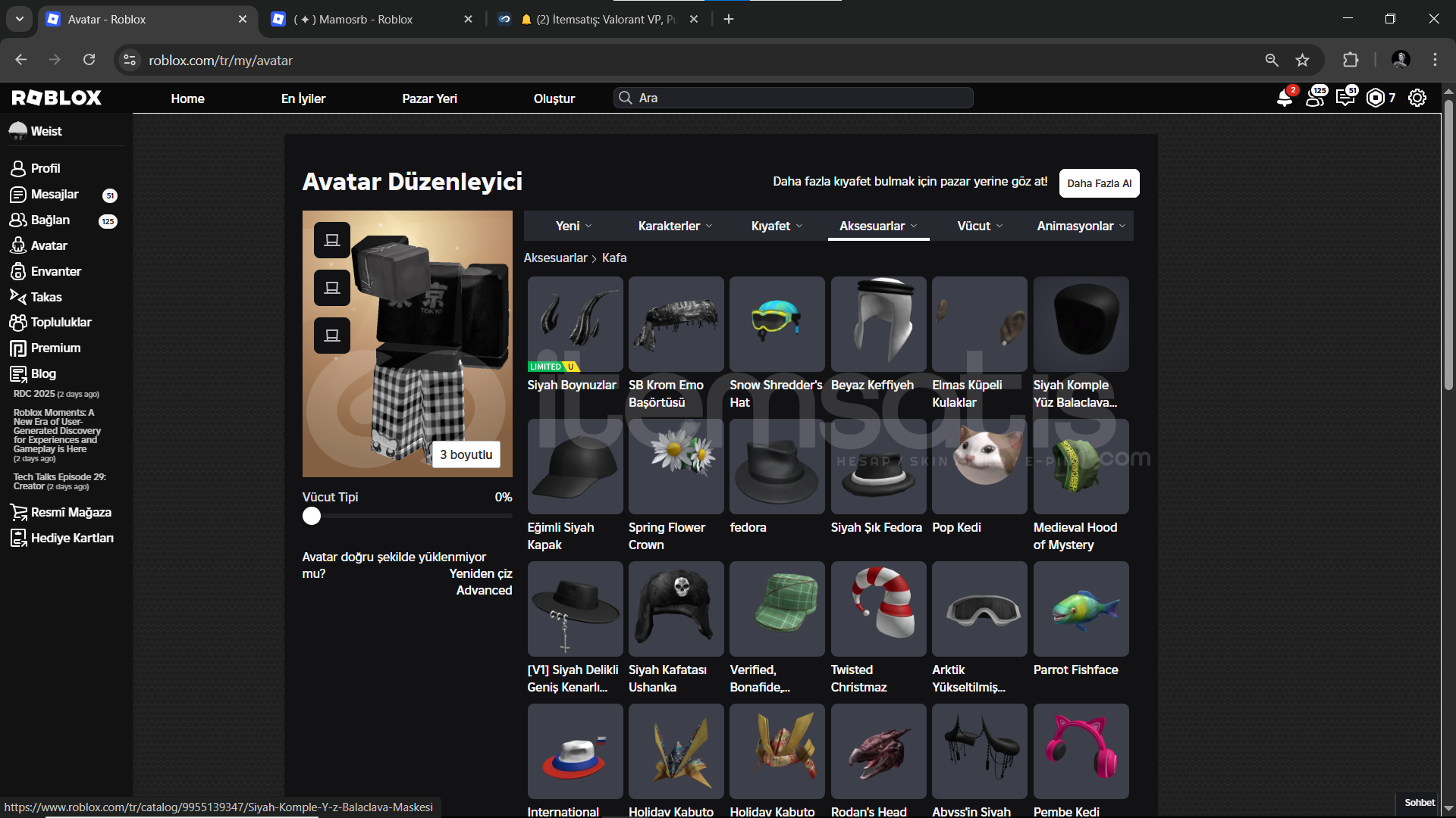 ⭐️ROBLOX ŞAHSİ HESABIM 9k ROBUX YATIRMIŞ⭐️ ⭐️ROBLOX ŞAHSİ HESABIM 9k ROBUX YATIRMIŞ⭐️