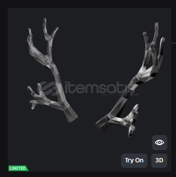 Roblox Silverthorn Antlers Limited Roblox Silverthorn Antlers Limited