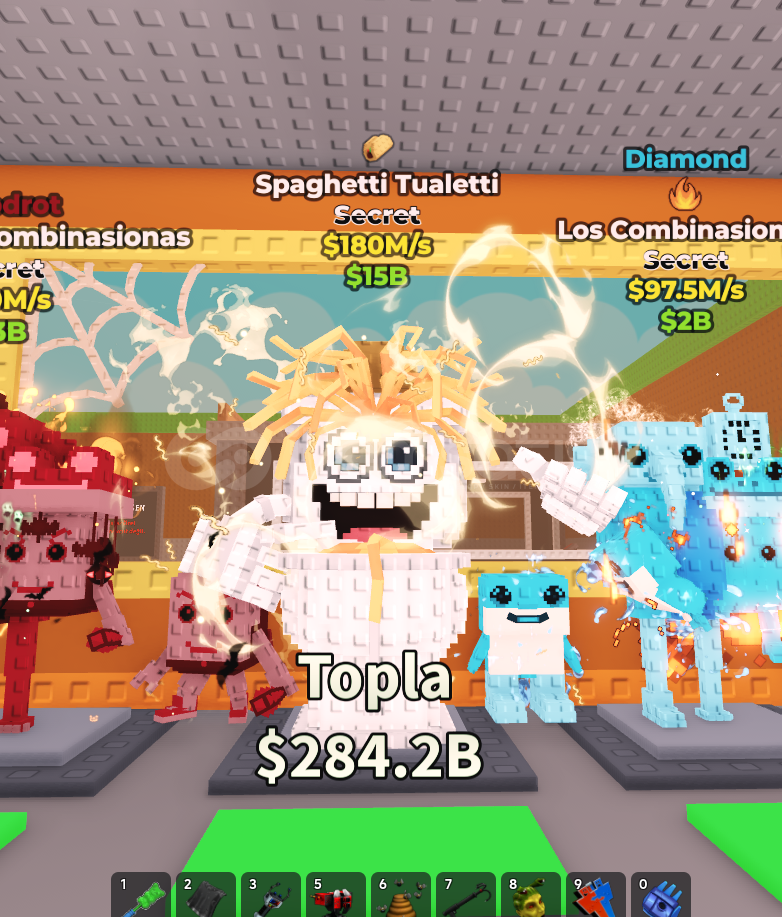 Roblox Spagetti tualetti 180M saniyede