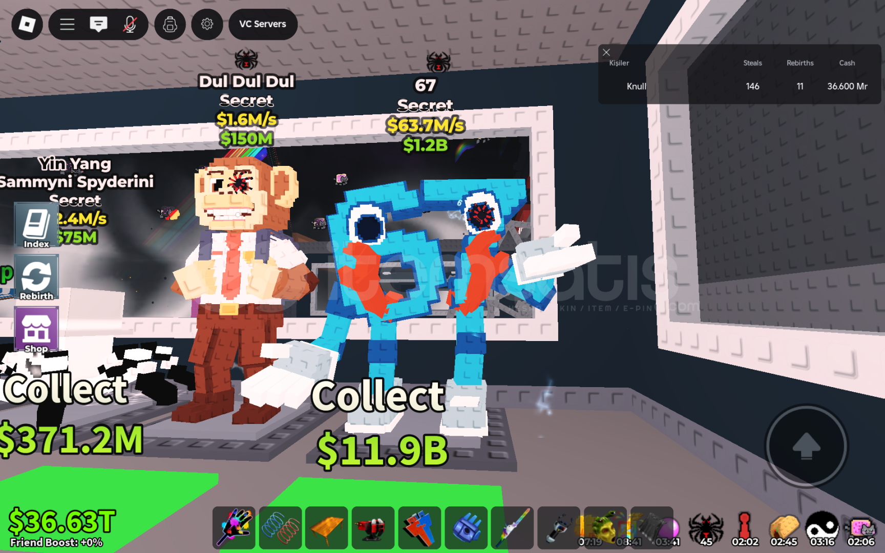 ROBLOX STEAL A BRAINROT 63.7M 67 EN UCUZU!!! ROBLOX STEAL A BRAINROT 63.7M 67 EN UCUZU!!!