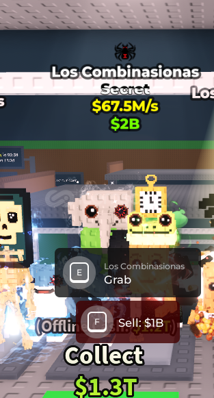 ROBLOX STEAL A BRAİNROT LOS COMBİNASİON 67.5 M  ROBLOX STEAL A BRAİNROT LOS COMBİNASİON 67.5 M
