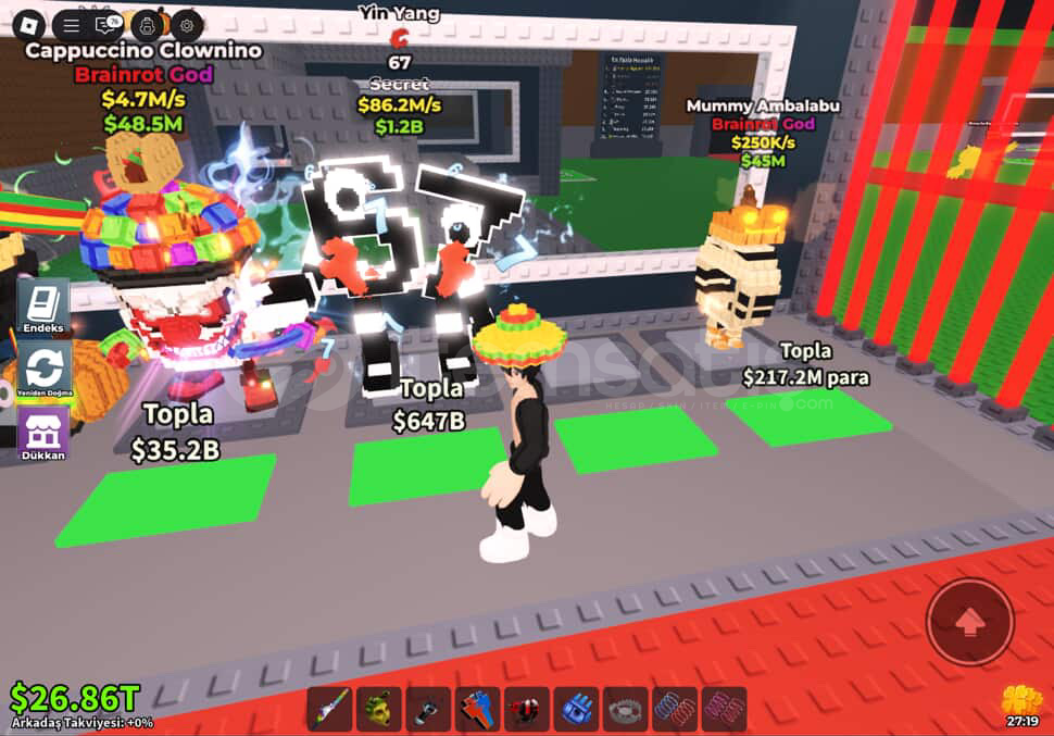 Roblox Steal a brainrot Ying Yang 67  Roblox Steal a brainrot Ying Yang 67