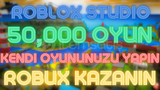 Roblox Studio +50.000 Oyun Paketi⭐