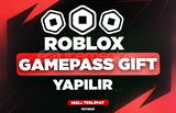 ROBLOX UCUZA GAMEPASS GIFT YAPILIR