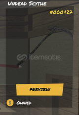 Roblox Zo Samurai Undead Scythe