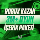 Robux Kazan | 3M+Oyun İçerik Paketi 