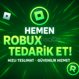 Robux Tedariği yapılır | Dilediğiniz Kadar STOK