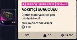 Roketçi Sürücüsü x3 –Ucuz Gerçek Stok!