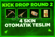 ⚡Round 2⭐ Kick Drop | 4 Skin