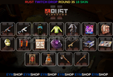 ⚡️ROUND 35 - 18 Skin⚡️ RUST TWİTCH DROP