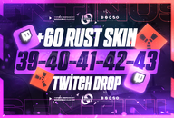Round 39-40-41-42-43 Twitch Drop | 61 Skin⭐️