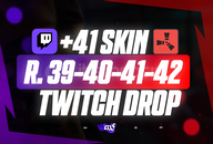 ⭐[ROUND 39-40-41 -42] Rust 41 Skin Twitch Drop