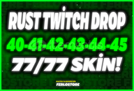  Round 40-41-42-43-44-45 Twitch Drop 77 Skin