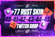 ⚡Round 40-41-42-43-44-45⭐ Twitch Drop | 77 Skin