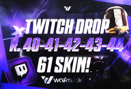 ⭐[ROUND 40-41-42 -43-44] 61 Skin Twitch Drop