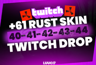 ⭐️Round 40-41-42-43-44 Twitch Drop | 61 Skin⭐️