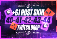 Round 40-41-42-43-44 Twitch Drop | 61 Skin⭐️