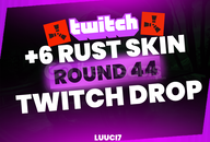 ⭐️Round 44 Twitch Drop | 6 Skin⭐️
