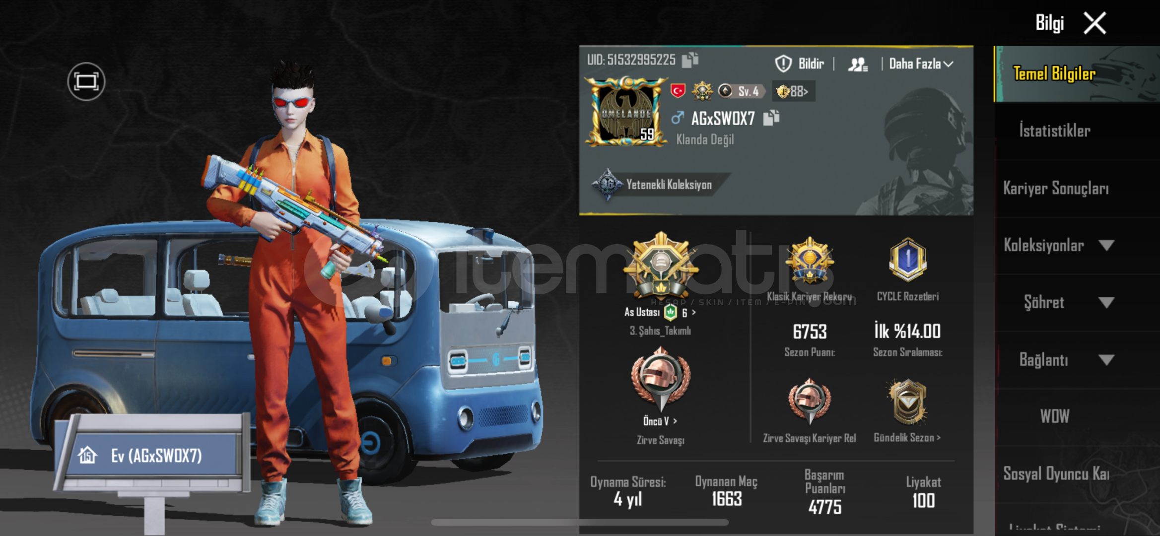 ROYALE PASS AÇILMIŞ MÜKEMMEL HESAP ROYALE PASS AÇILMIŞ MÜKEMMEL HESAP