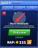 runic redblade