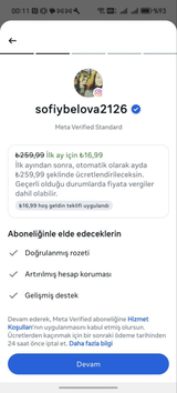 RUS KIZ HESABI + İNDİRİMLİ META VERİFİED 