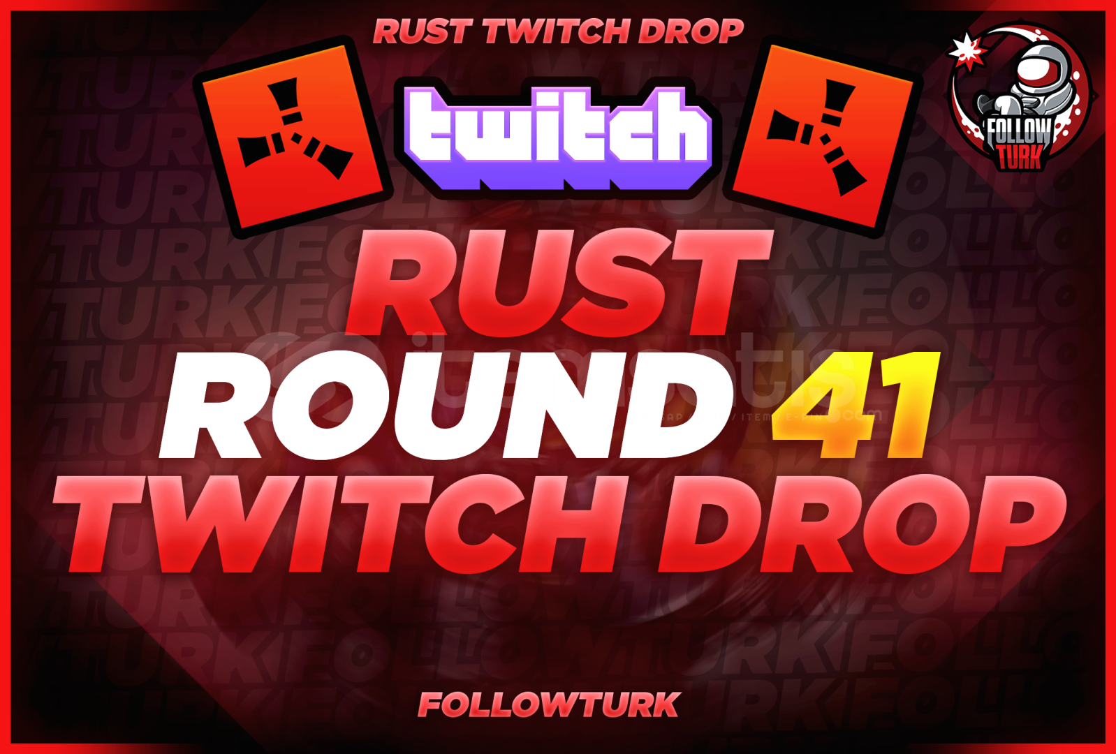 ⭐️Rust 6 Skin - Round 41 Twitch Drop ⭐️ ⭐️Rust 6 Skin - Round 41 Twitch Drop ⭐️
