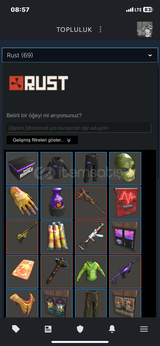 Rust 93 saat 69 skinli