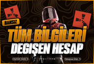  RUST BİLGİLERİ DEĞİŞEN 0 SAATLİ FRESH HESAP