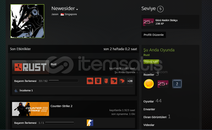 RUST 2200 SAATLI 80 SKINLI HESAP