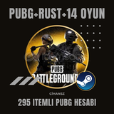 Rust/Pubg/COD (+14 Oyun) Steam hesabı 