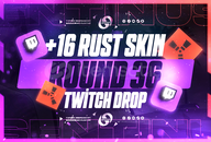 Rust Round 36 Twitch Drop + 16 Skin