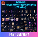 Rust Round 40-41-42-43-44-45-46 84 Skins Rust Round 40-41-42-43-44-45-46 84 Skins