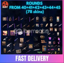 Rust Round 40-41-42-43-44-45 78 Skins