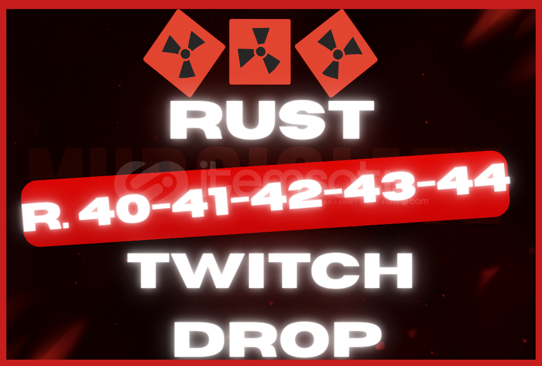 ⭐️Rust Round 40-41-42-43-44 Twitch Drop/60 Skin ⭐️Rust Round 40-41-42-43-44 Twitch Drop/60 Skin