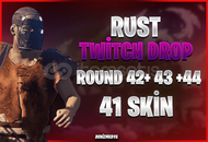⭐️Rust Round 42+ 43+44❤️ 41 Skin Twitch Drop ⭐️Rust Round 42+ 43+44❤️ 41 Skin Twitch Drop