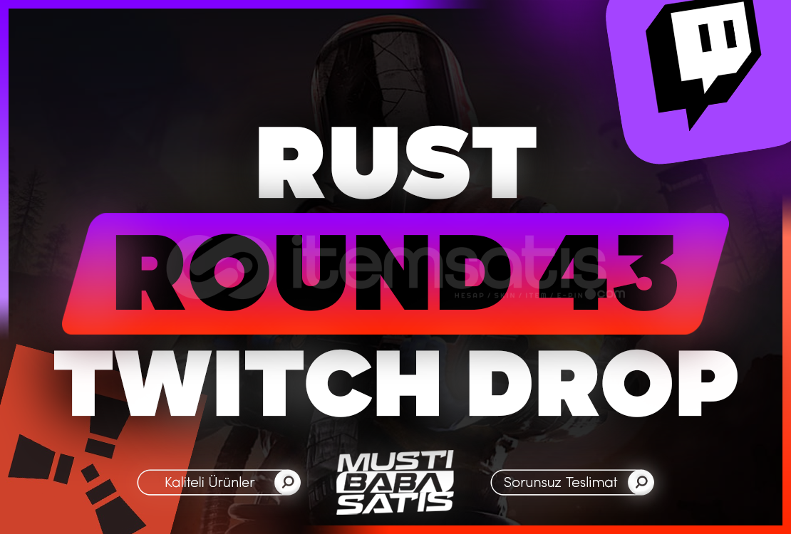⭐Rust Round 43 Twitch Drop ⭐Rust Round 43 Twitch Drop