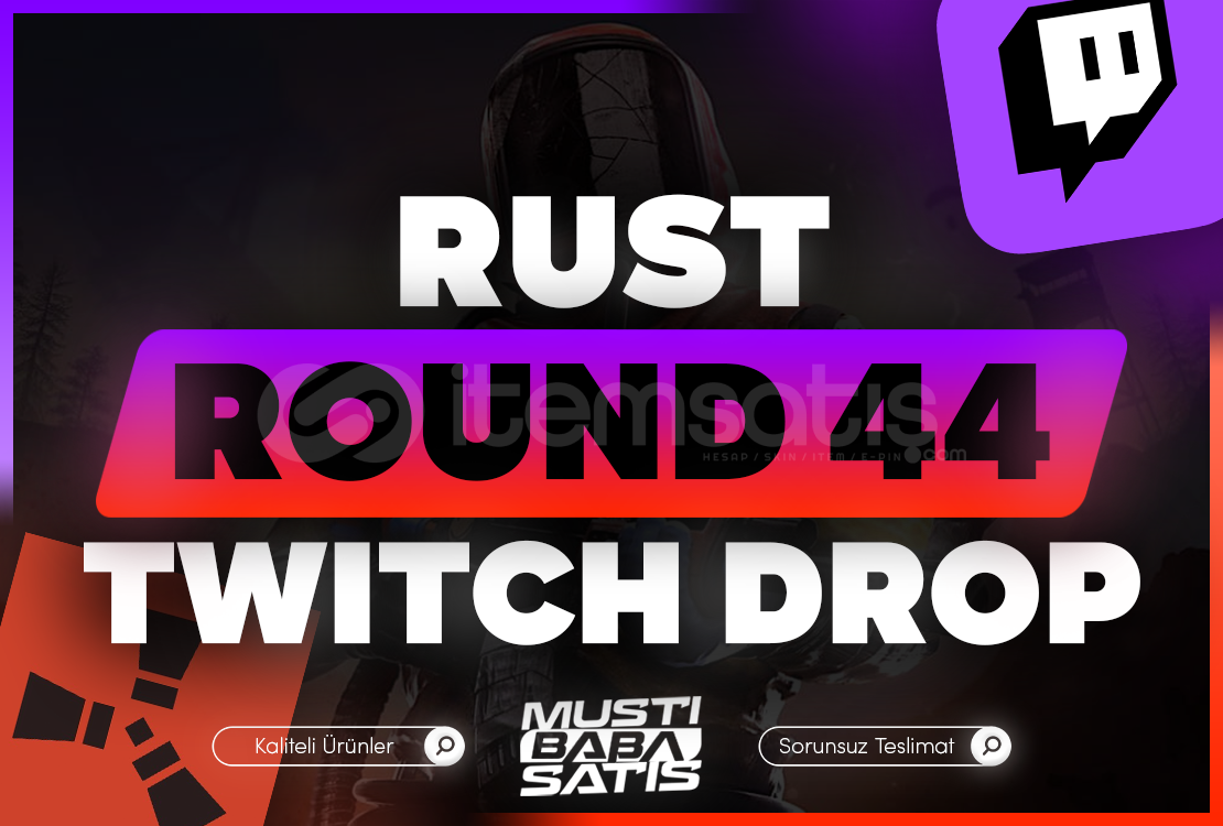 ⭐Rust Round 44 Twitch Drop ⭐Rust Round 44 Twitch Drop