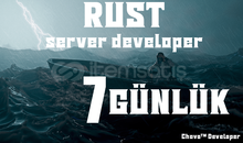 RUST SERVER DEVELOPERLIK YAPILIR (7 Günlük) RUST SERVER DEVELOPERLIK YAPILIR (7 Günlük)