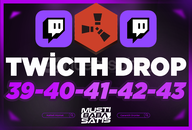 ⭐Rust Twicth Drop Raund 39-40-41-42-43